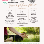 YOGA RETREAT SEPTEMBER 26TH at 10AM – 8PM, $200 PER PERSON